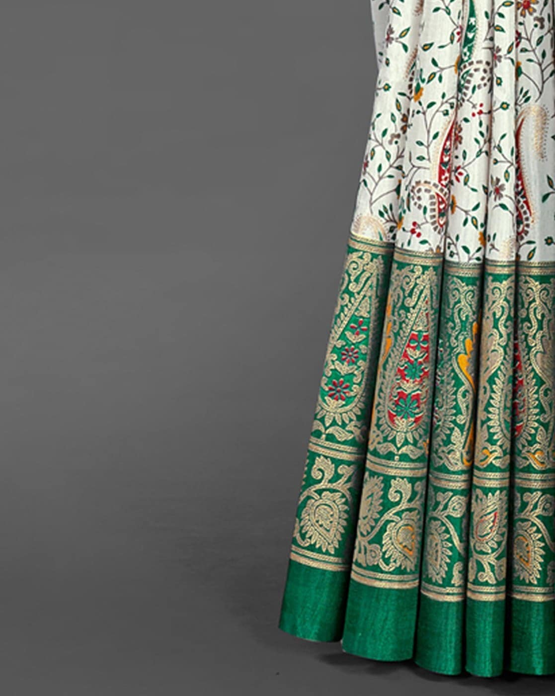 Dola Silk Foil Print Saree