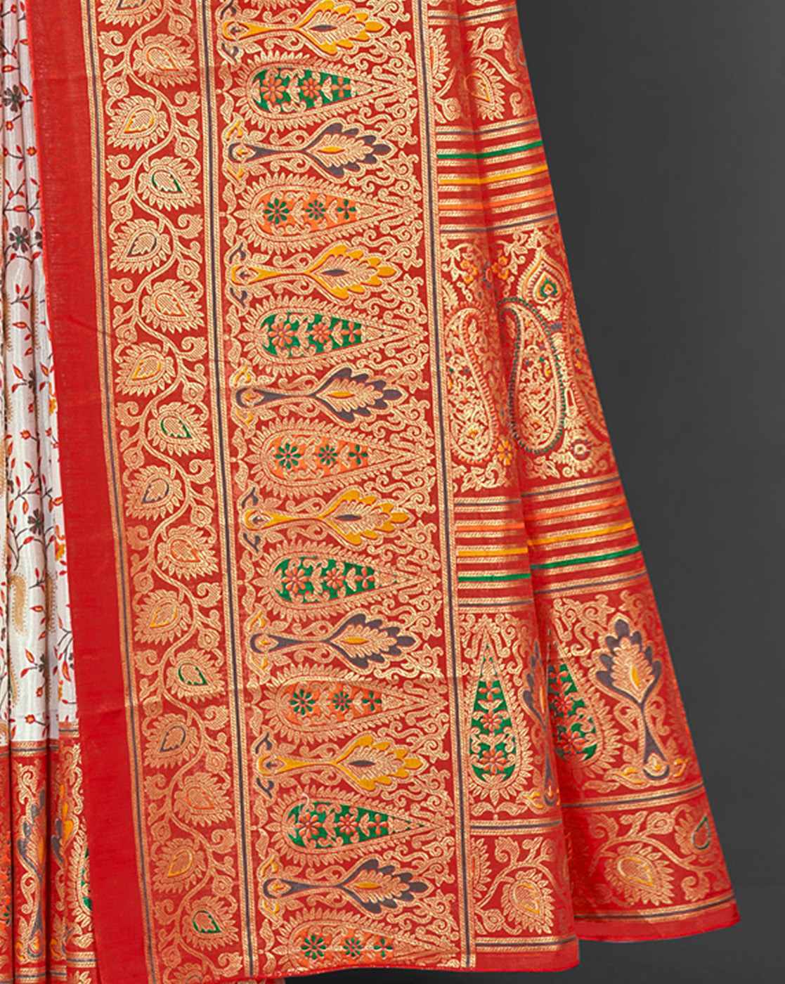 Dola Silk Foil Print Saree