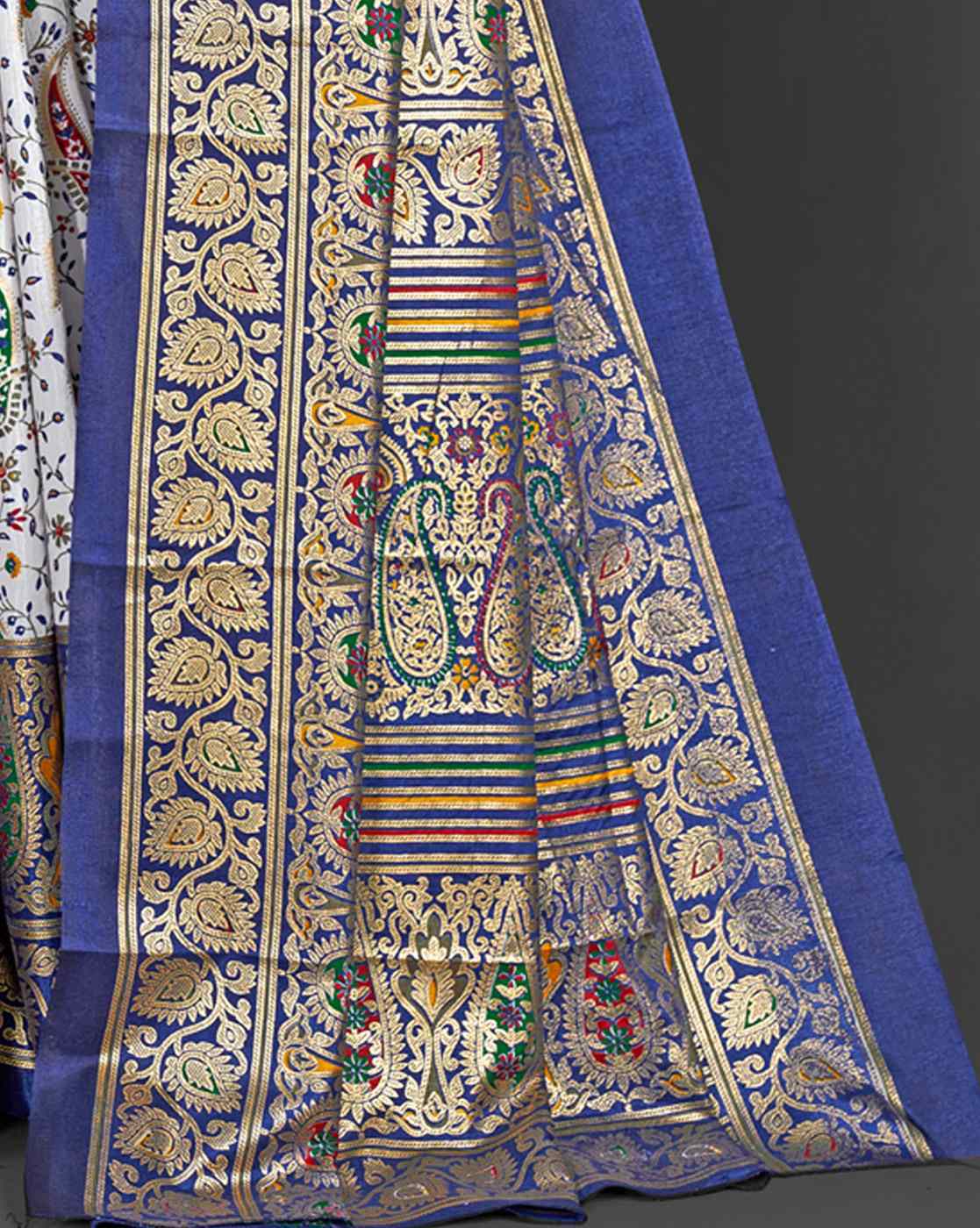 Dola Silk Foil Print Saree