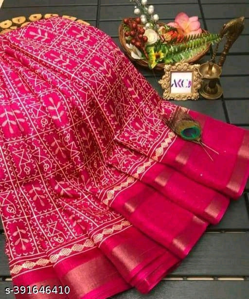Fancy Dola Silk Saree With Sequence Border