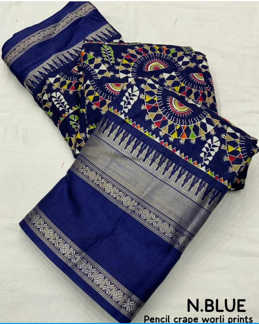 Dola Silk Kalamkari Printed Saree