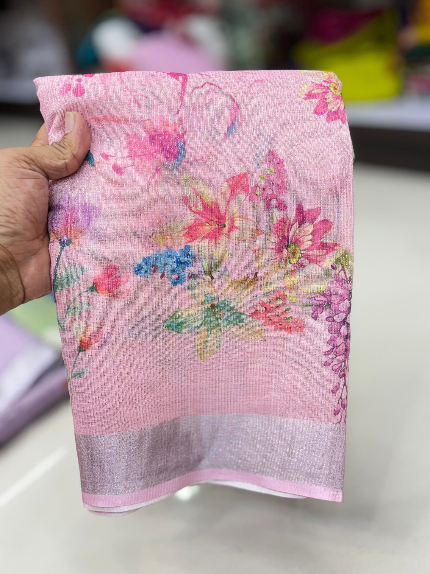 Simmer Cotton Digital Print Saree