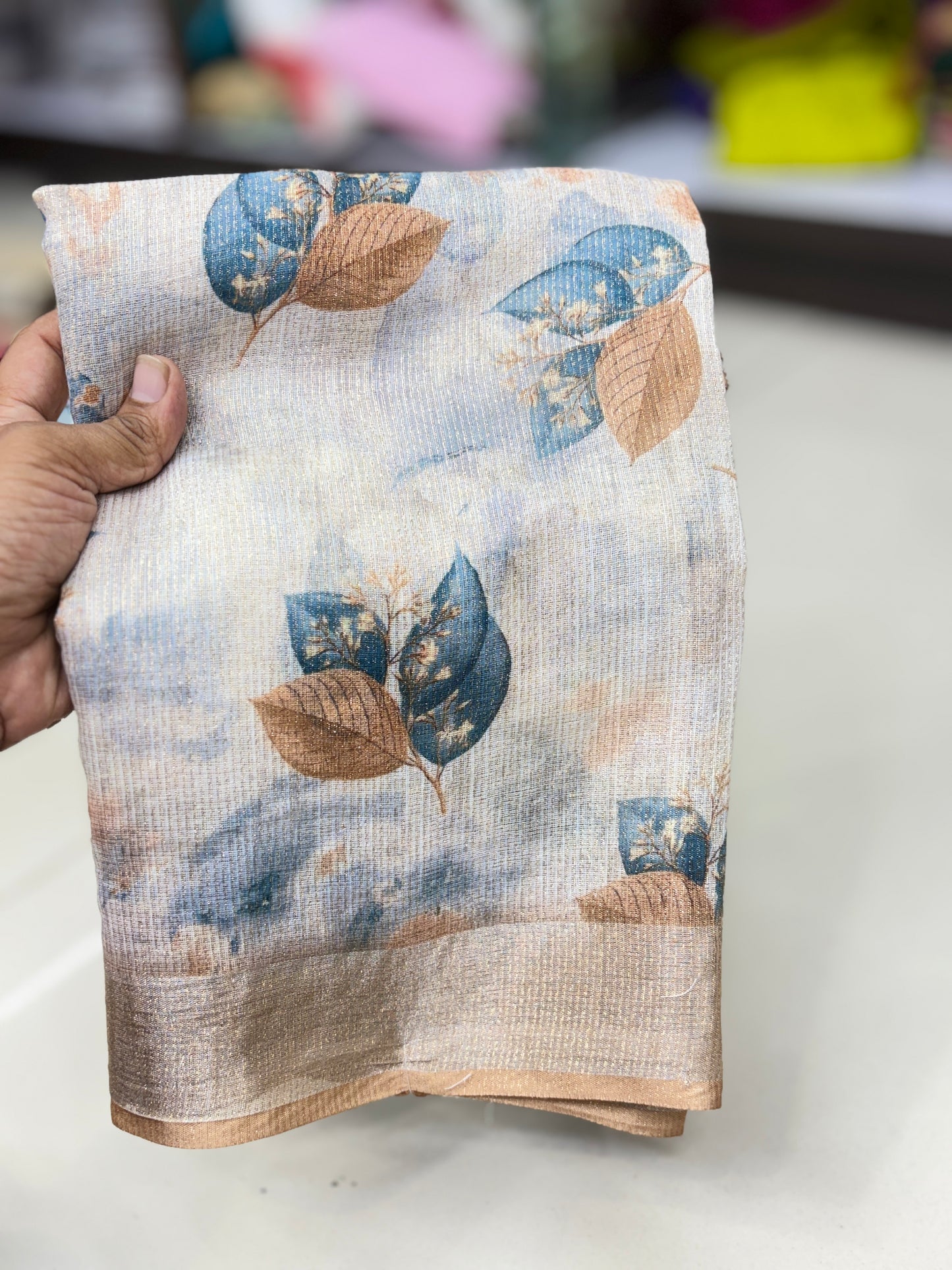 Simmer Cotton Digital Print Saree