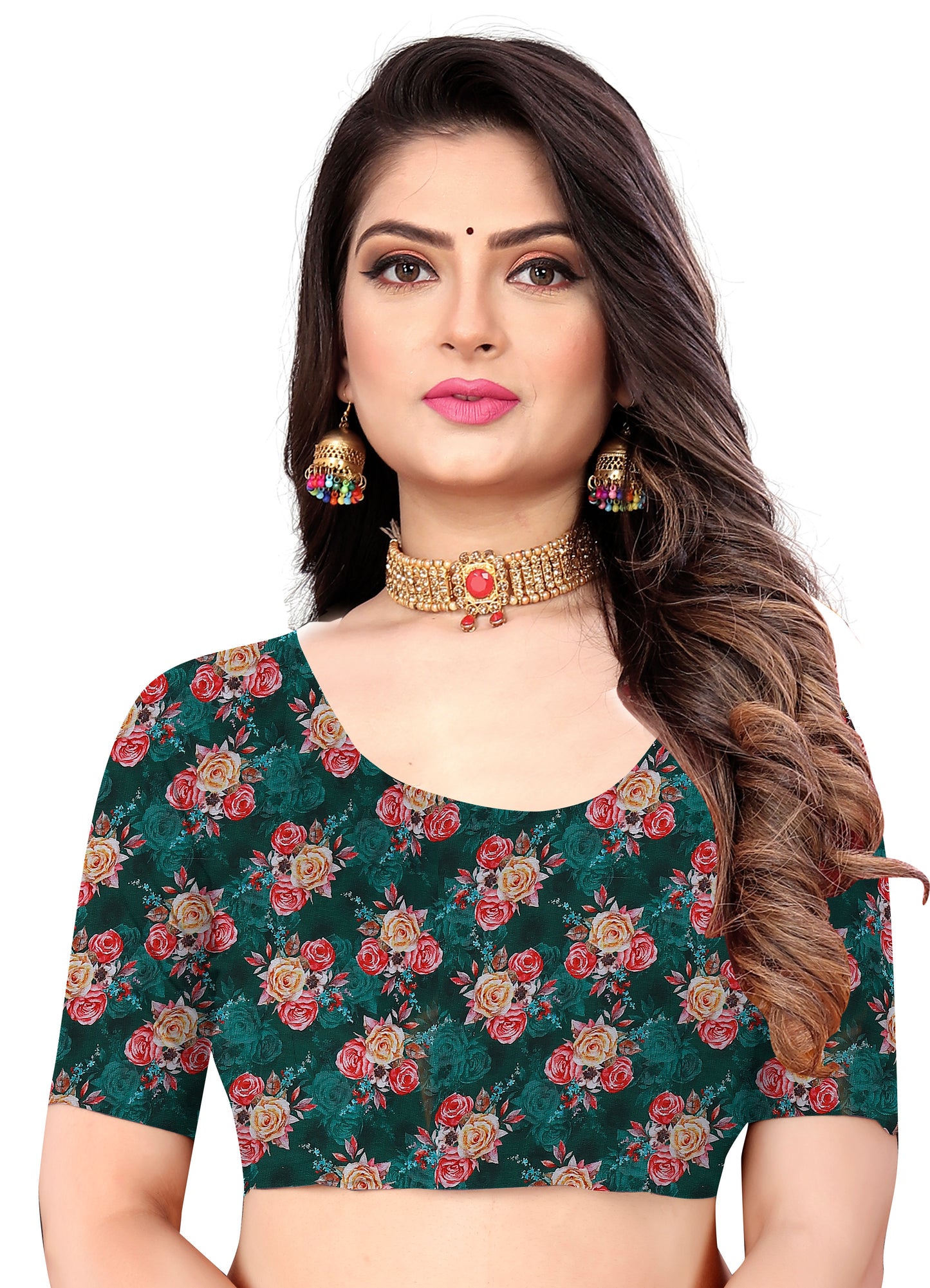 Georgette Flower Digital Print Saree