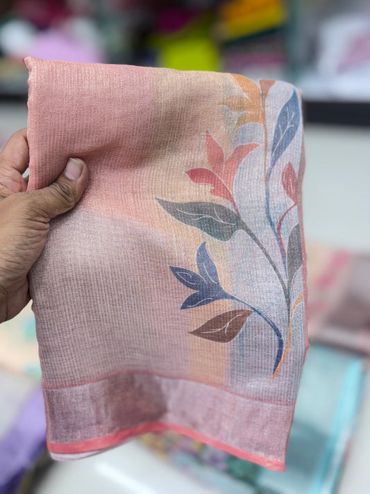 Simmer Cotton Digital Print Saree