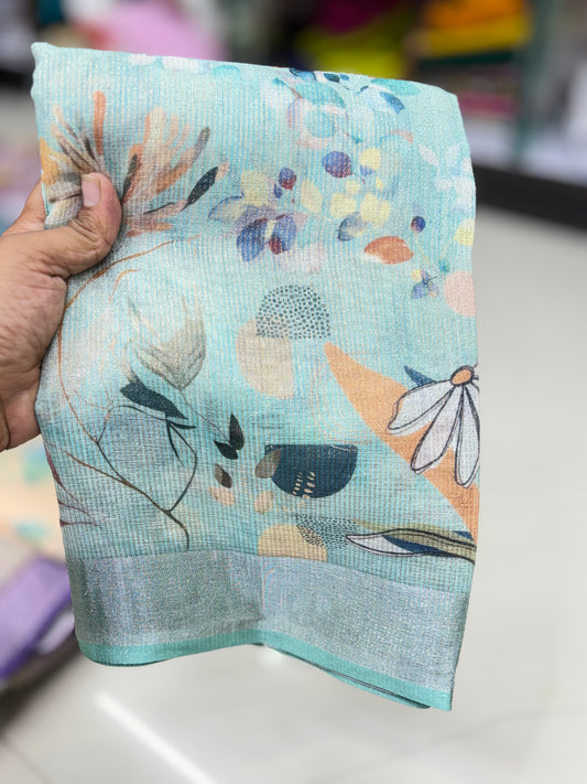 Simmer Cotton Digital Print Saree