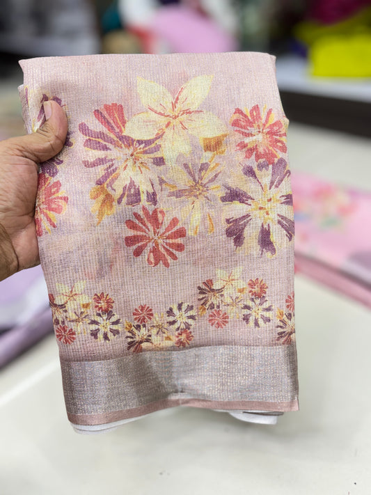Simmer Cotton Digital Print Saree