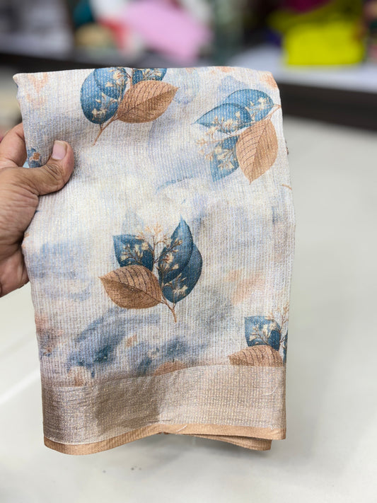 Simmer Cotton Digital Print Saree