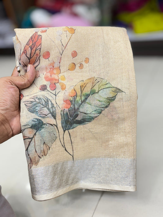 Simmer Cotton Digital Print Saree